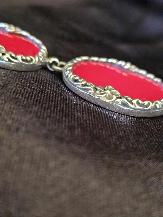 Eon 1962 Set, Sponge Coral Swiss Movement Watch And Bracelet in Sterling Silver - Picture 9 of 13